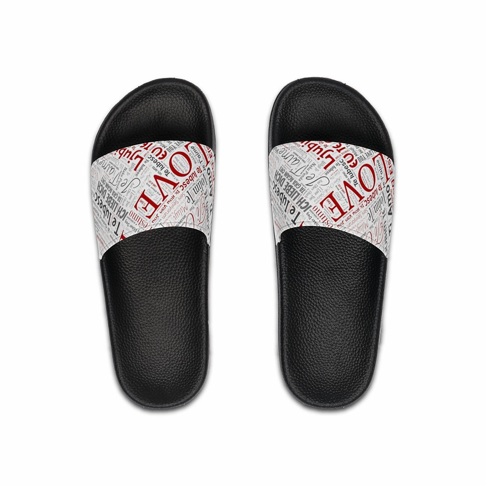 I Love you too Men's Slide Sandals