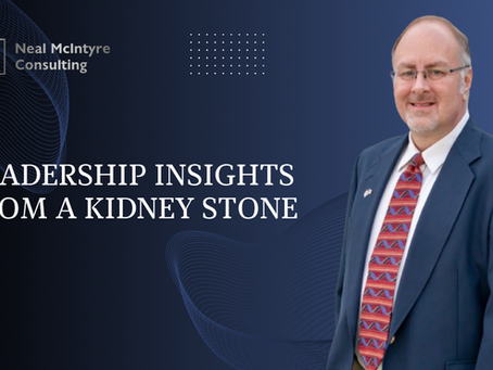 Leadership Insights From A Kidney Stone