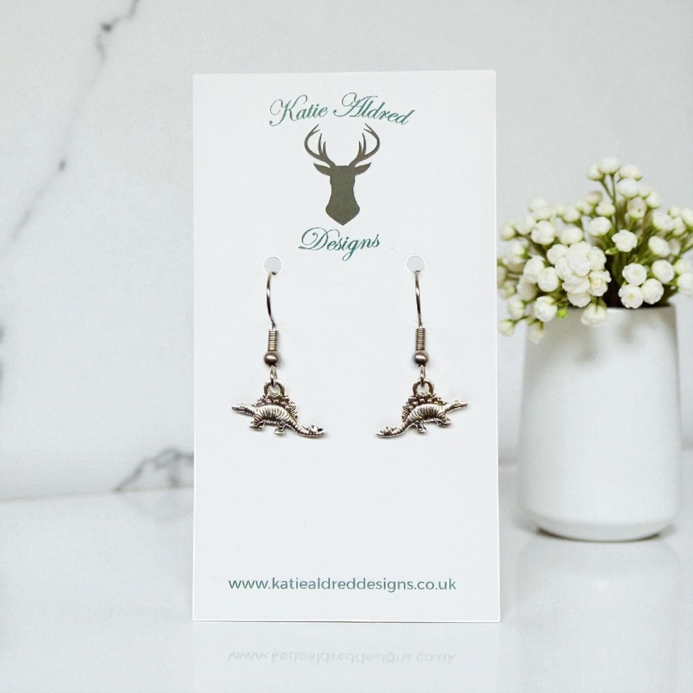 Charm Earrings - Dinosaur