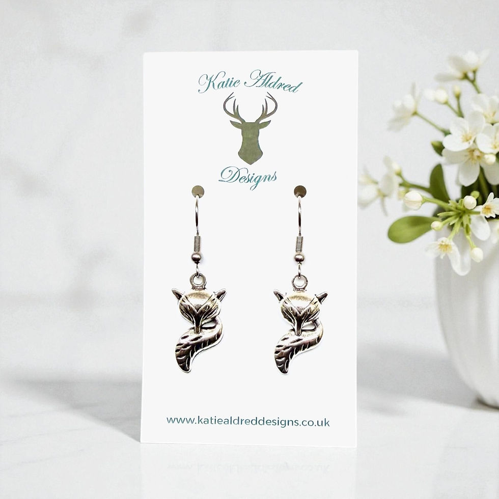 Charm Earrings - Fox