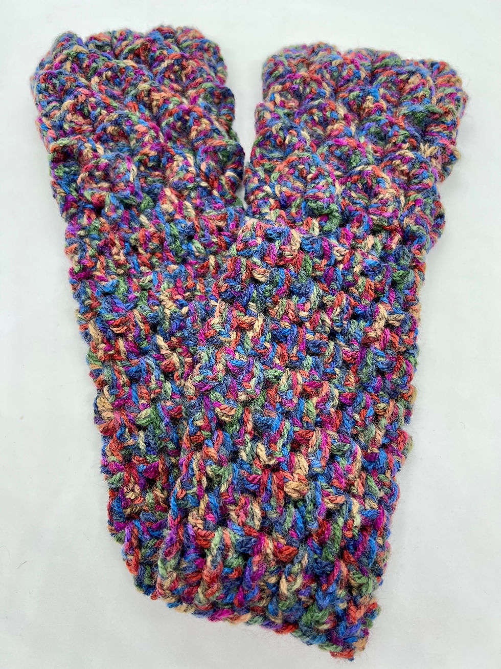 Dragon Scale Crochet Gloves (Long)