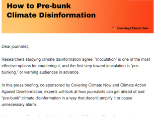 Vaccinering mot desinformation om klimatet