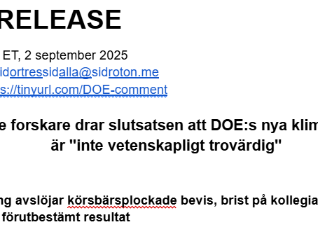 Massvis kritik mot DOA rapporten ... men är den övertygande?