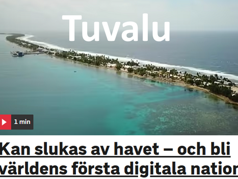 Forskning visar att öar som TUVALU växt i yta och inte tvärtom som vissa vill påskina
