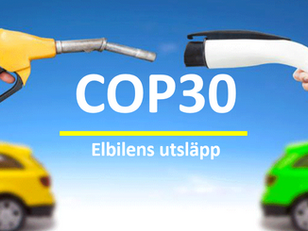 COP30 - Elbilen är inte så grön som man vill få oss att tro