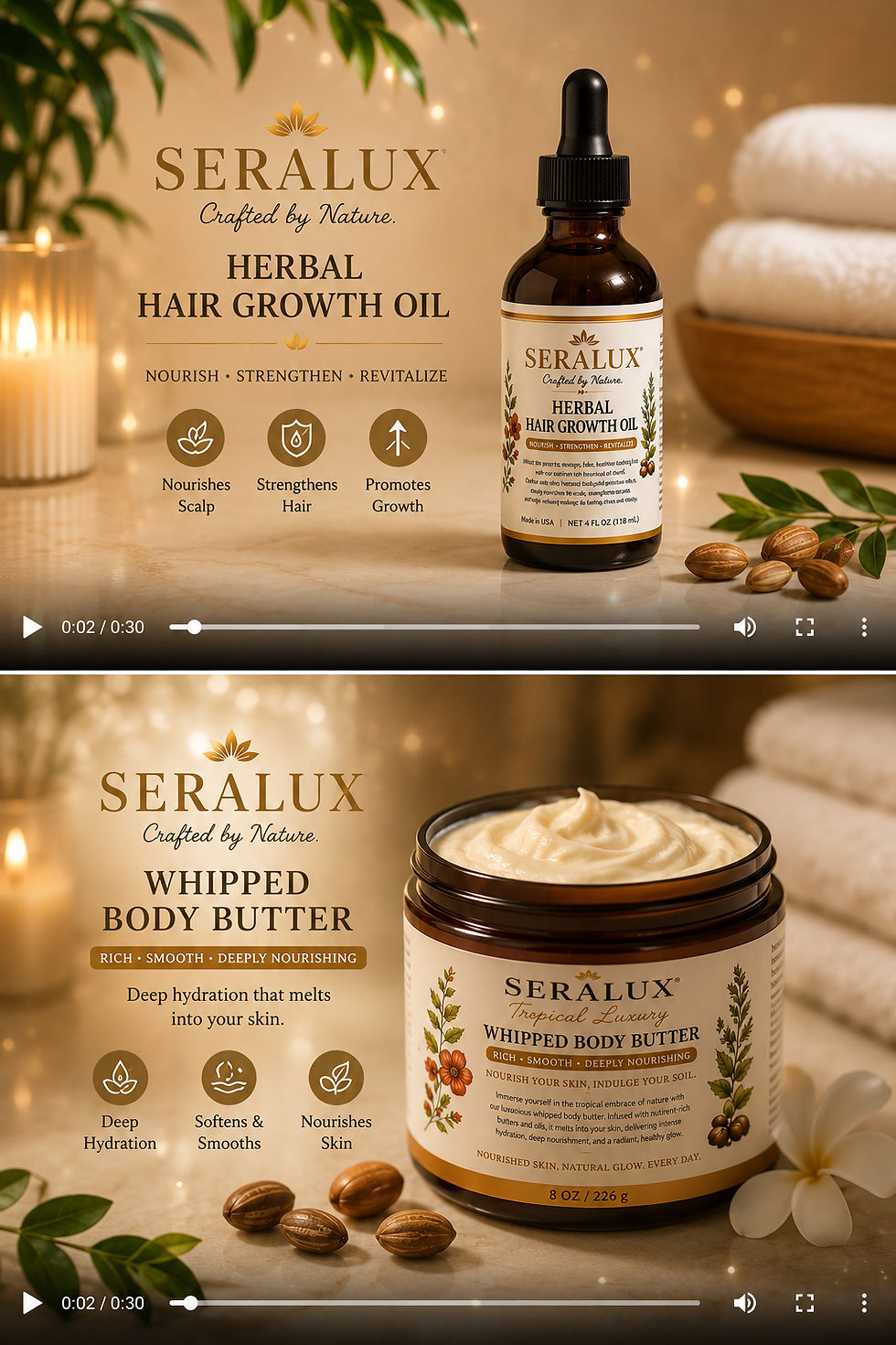 Thumbnail: Herbal Hair Growth Oil 4 oz