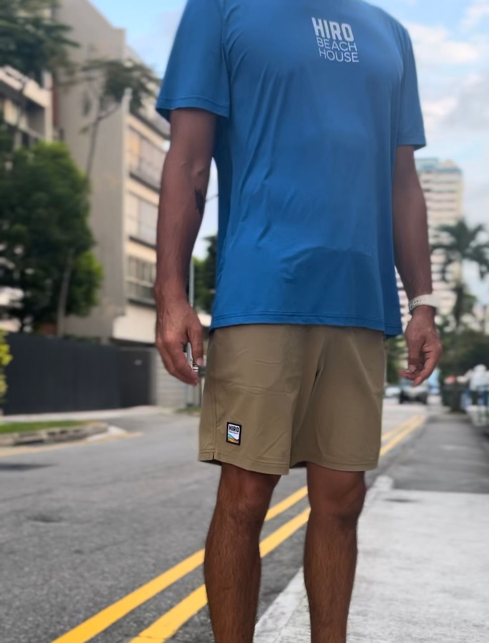 Thumbnail: HIRO MEN BOARD SHORTS (khaki)