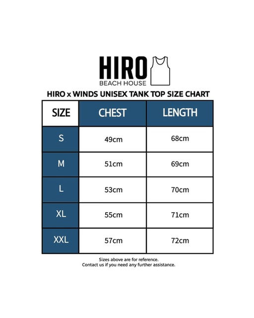 Thumbnail: MEN HIRO x WINDS BV BLACK TANK TOP