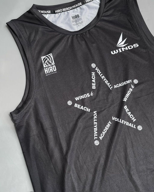 Thumbnail: MEN HIRO x WINDS BV BLACK TANK TOP