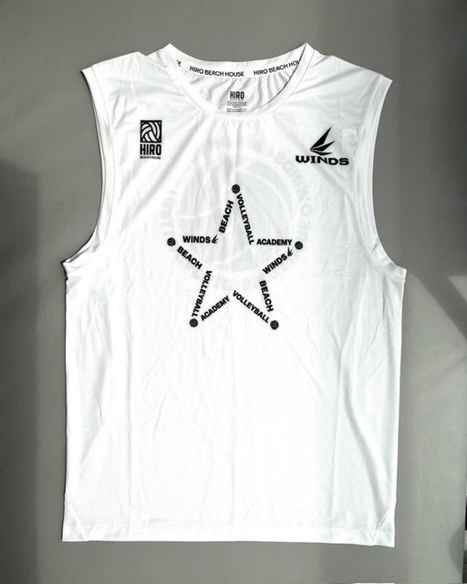 Thumbnail: MEN HIRO x WINDS BV WHITE TANK TOP
