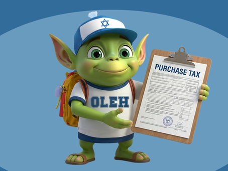 Oleh the alien the All About Aliyah mascot
