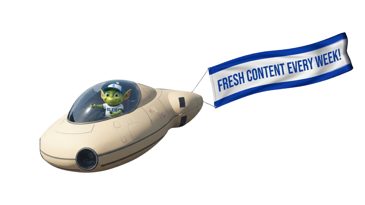 Fresh content every week!