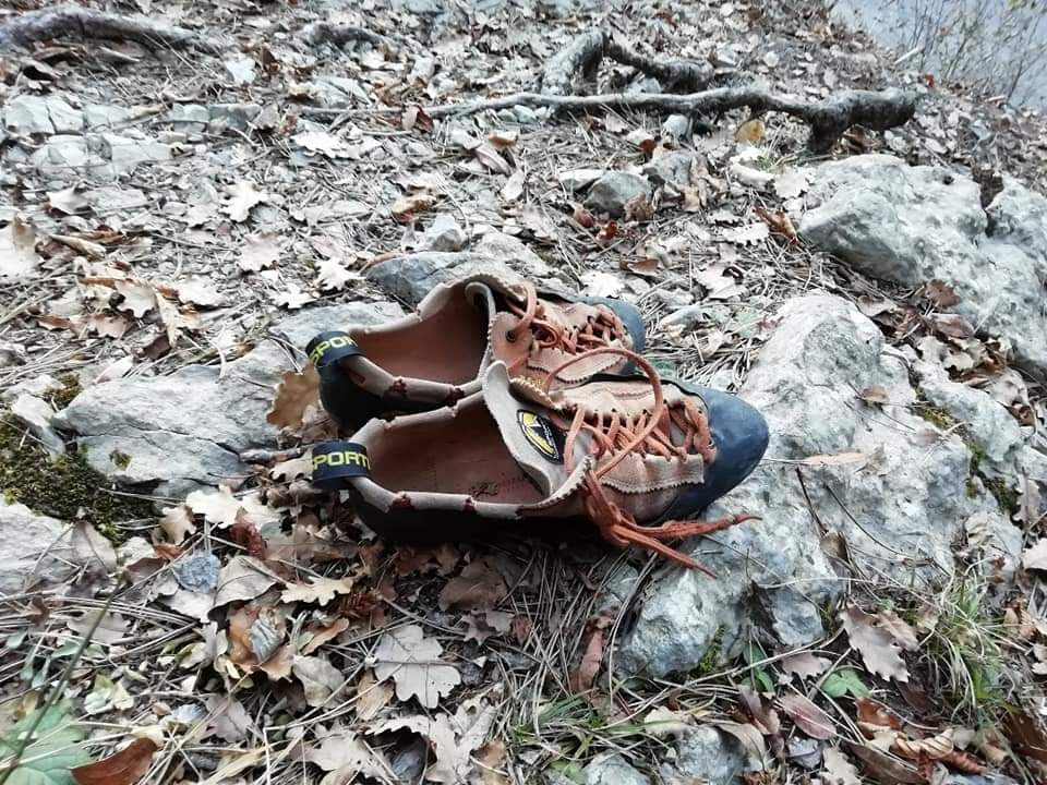 Le vecchie scarpette di Giuliano