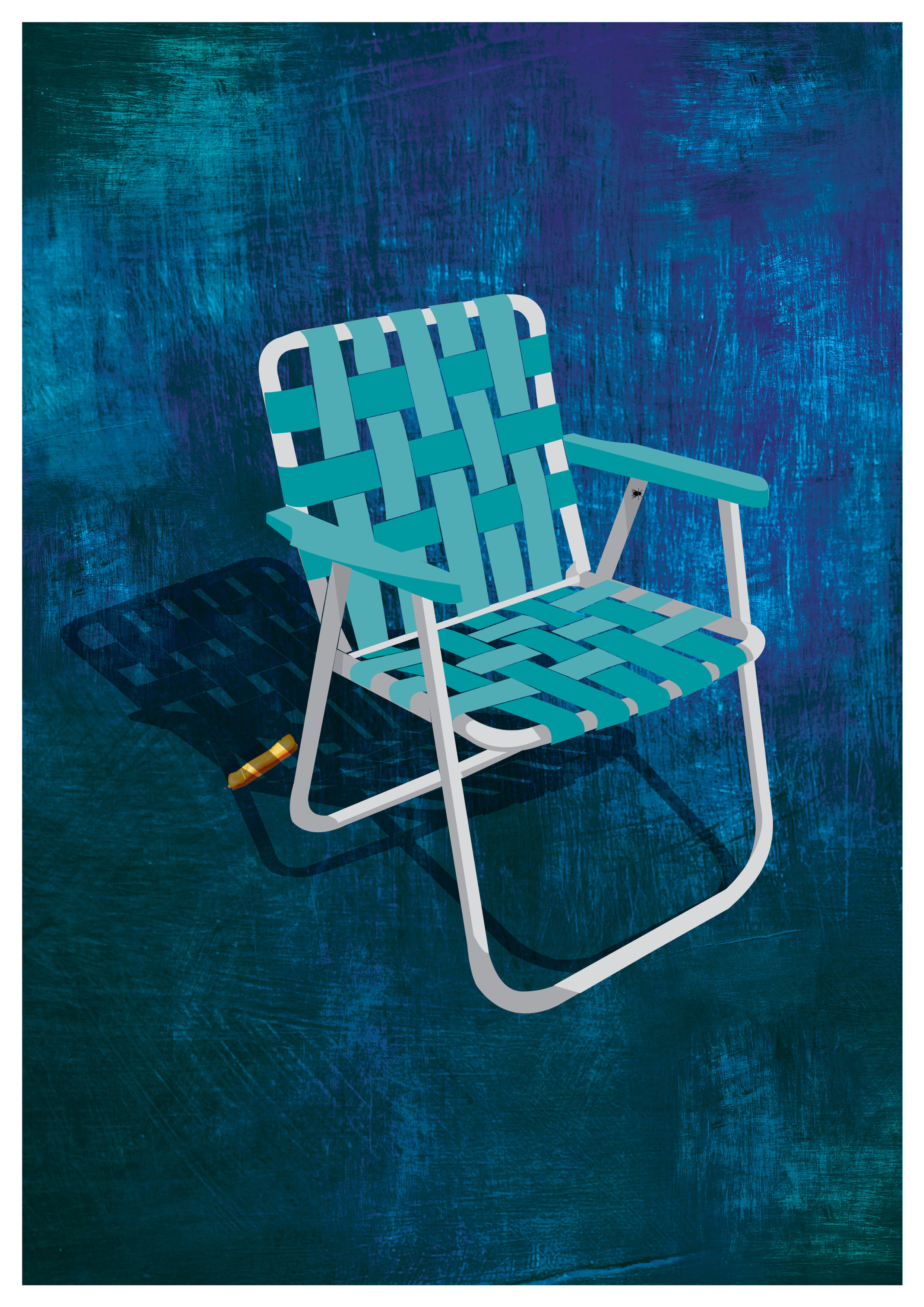 PULL UP A CHAIR - Blue Chair