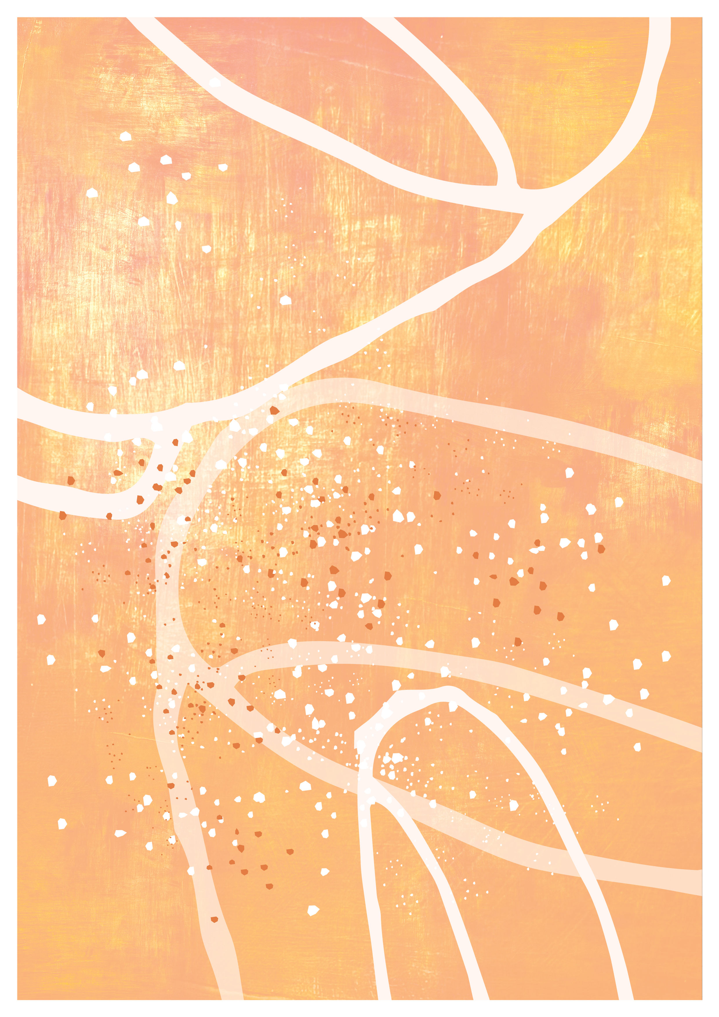 TEXTURE & LINE - Peach Lines