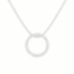 Thumbnail: I Cry Diamonds ICD Lab Diamond Circular Pendant Necklace in 14k White Gold VS+ Colour F+ Product Video