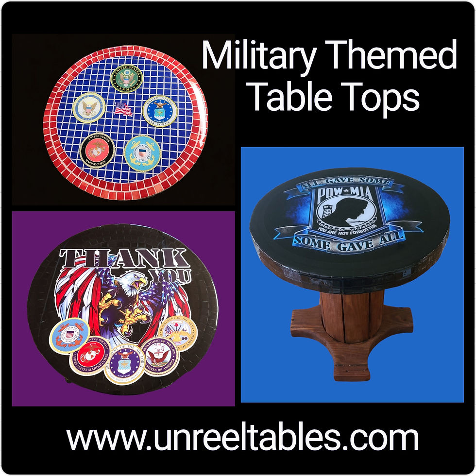 Military Themed Tables