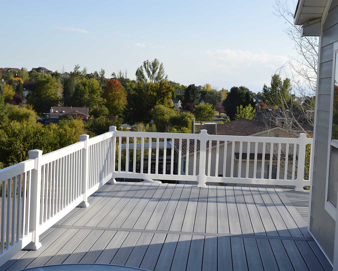 POV from standing on a house deck