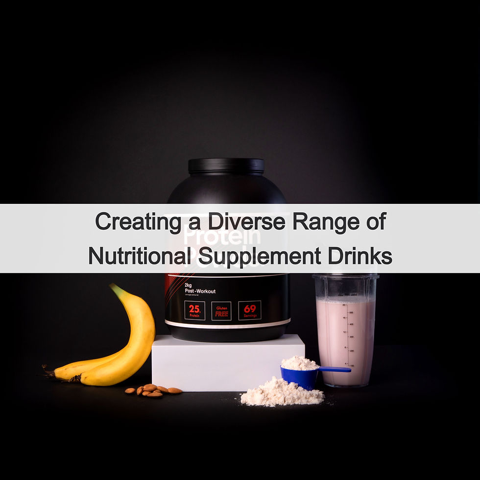 protein powder mix with a banana and bottle