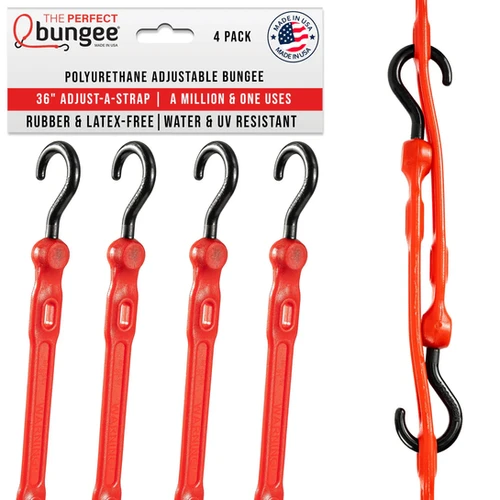 ADJUST-A-STRAP® BUNGEE STRAP - 4 PACK | SureCan ADJUST-A-STRAP® BUNGEE STRAP - 4 PACK | SureCan