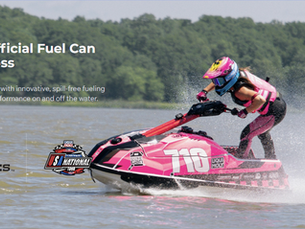Kyla Desrosier racing her Jet Ski