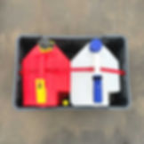 Adjust-A-Strap hooked to crate top view