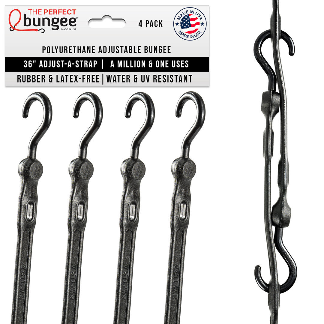 ADJUST-A-STRAP® BUNGEE STRAP - 4 PACK