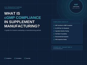 What is cGMP compliance graphic