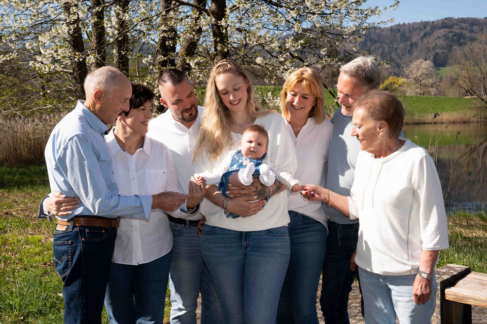 Grossfamilien Fotoshooting