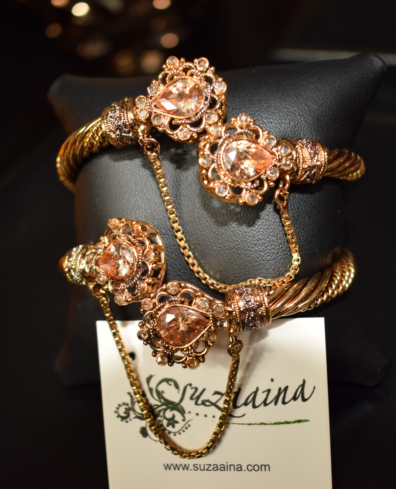 Duaa 22k Gold plated Handcrafted Bangle.