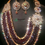 Thumbnail: Monalisa Gold plated Handcrafted Ruby and Kundan Set