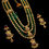 Thumbnail: Noor e Nazer 22k Gold plated Handcrafted Mala Set.