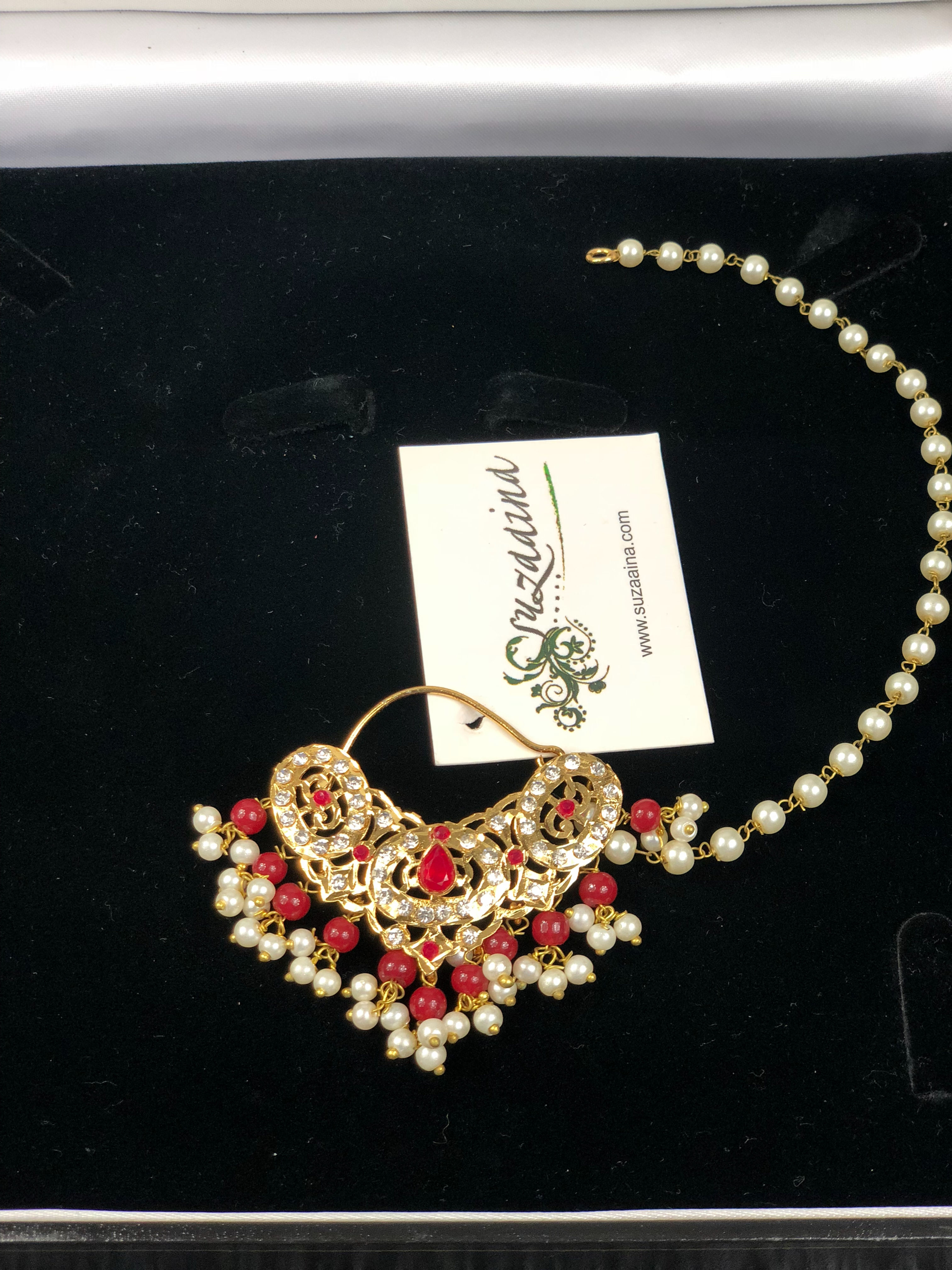 Anar 22k Gold plated Nose Ring