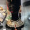 Thumbnail: Aleena Gold plated Handcraftet Ghutka Kundan Bridal Set.