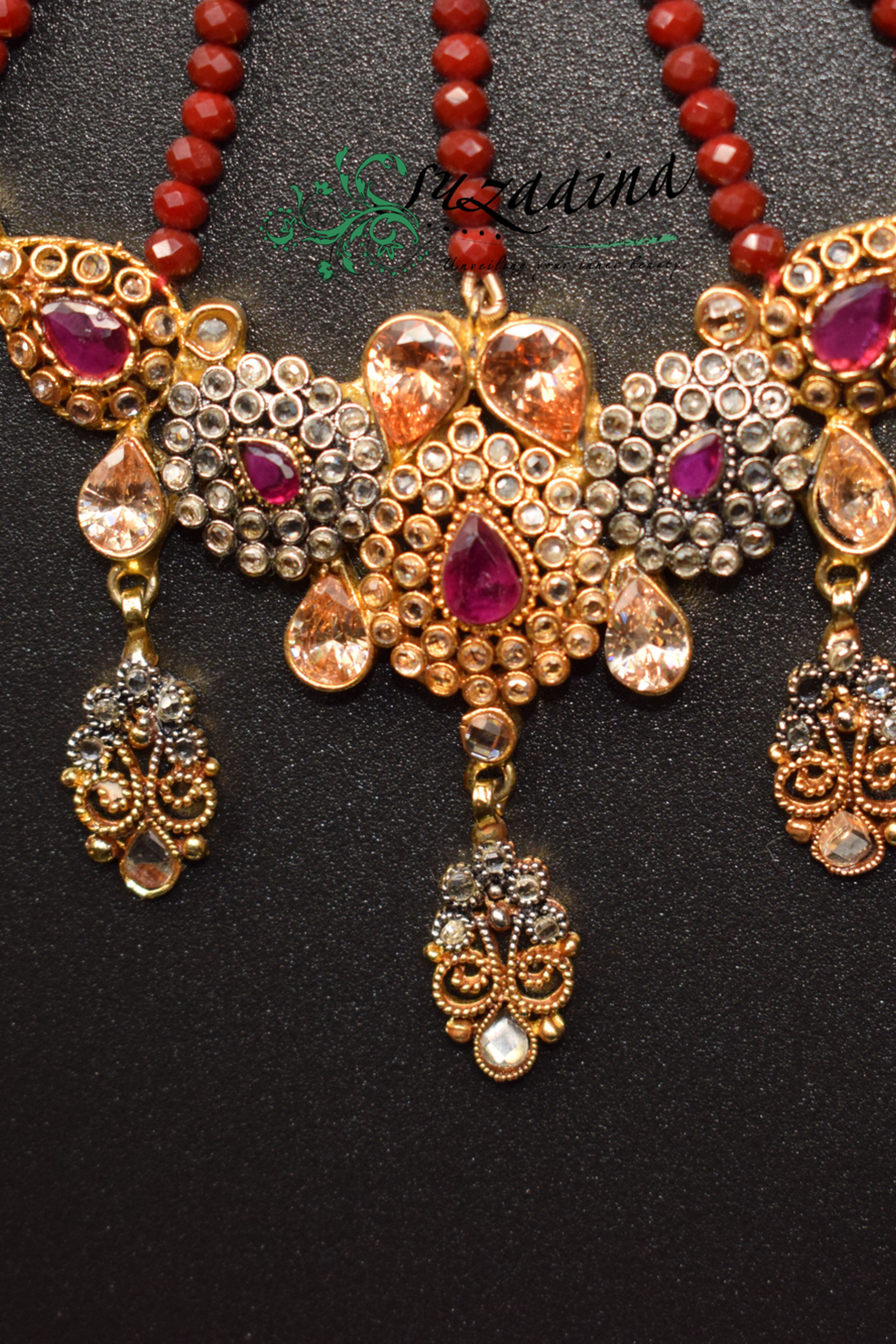 Ghazia 22k Gold Plated Handcrafted Jhumer.