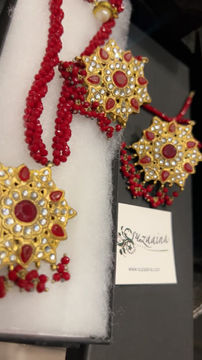Thumbnail: Arooj  22k Gold plated Pendant Set
