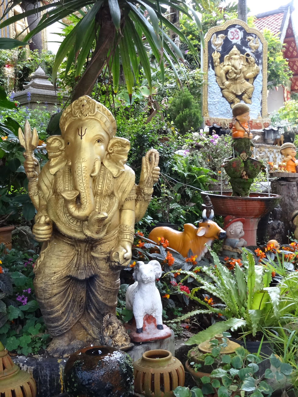 Devotees in Thailand celebrate Ganesh Chathurthi at around the same time it is celebrated in India. Celebrations and religious rituals are held in the two biggest Hindu shrines in Thailand- Shiva Temple in Bangkok and Utthayan Ganesh Temple.