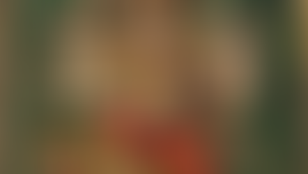 Narasimha killing Hiranyakashipu on his lap, as Prahlada watches at the left.