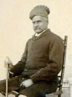 A photograph of Raja Ravi Varma