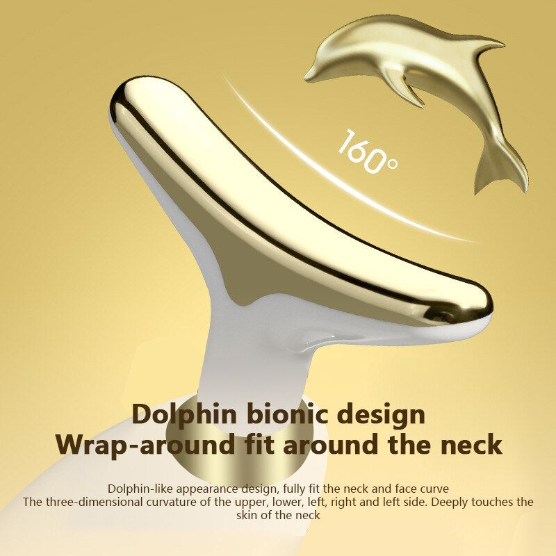 Thumbnail: Face Neck Massager Facial Electric Introduction Lifting And Firming Beauty Massa