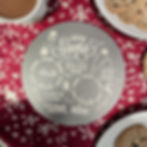 Custom Santa Plate Round