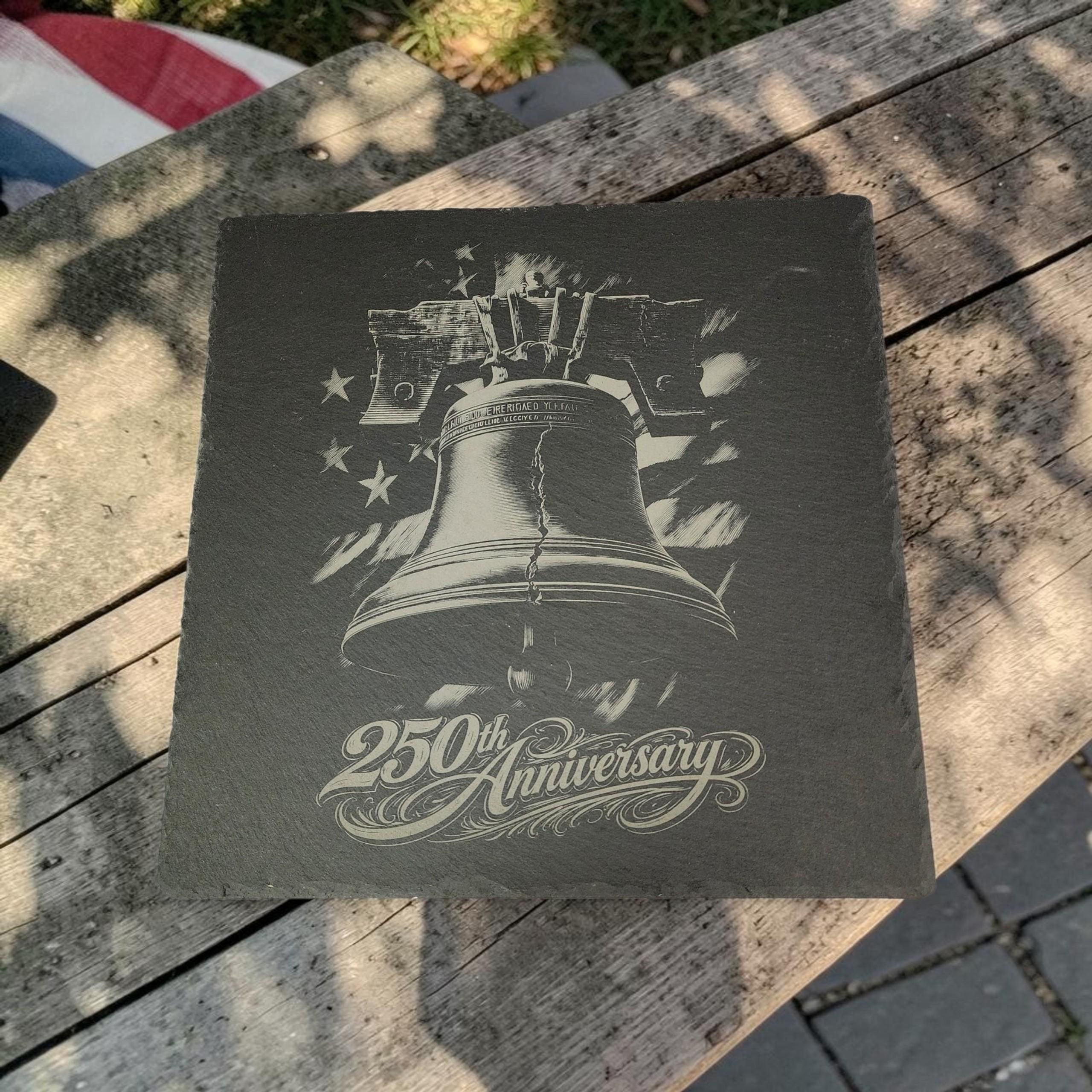 Slate Liberty Bell