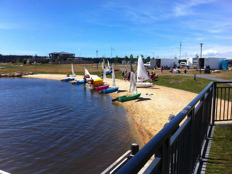 Boats on Pegasus Lake