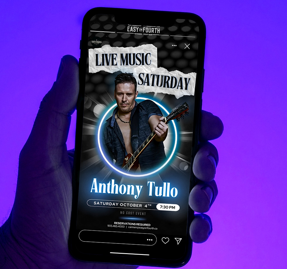 LIVE MUSIC SATURDAY SOCIAL POST