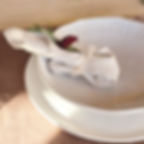 modern white stoneware plates