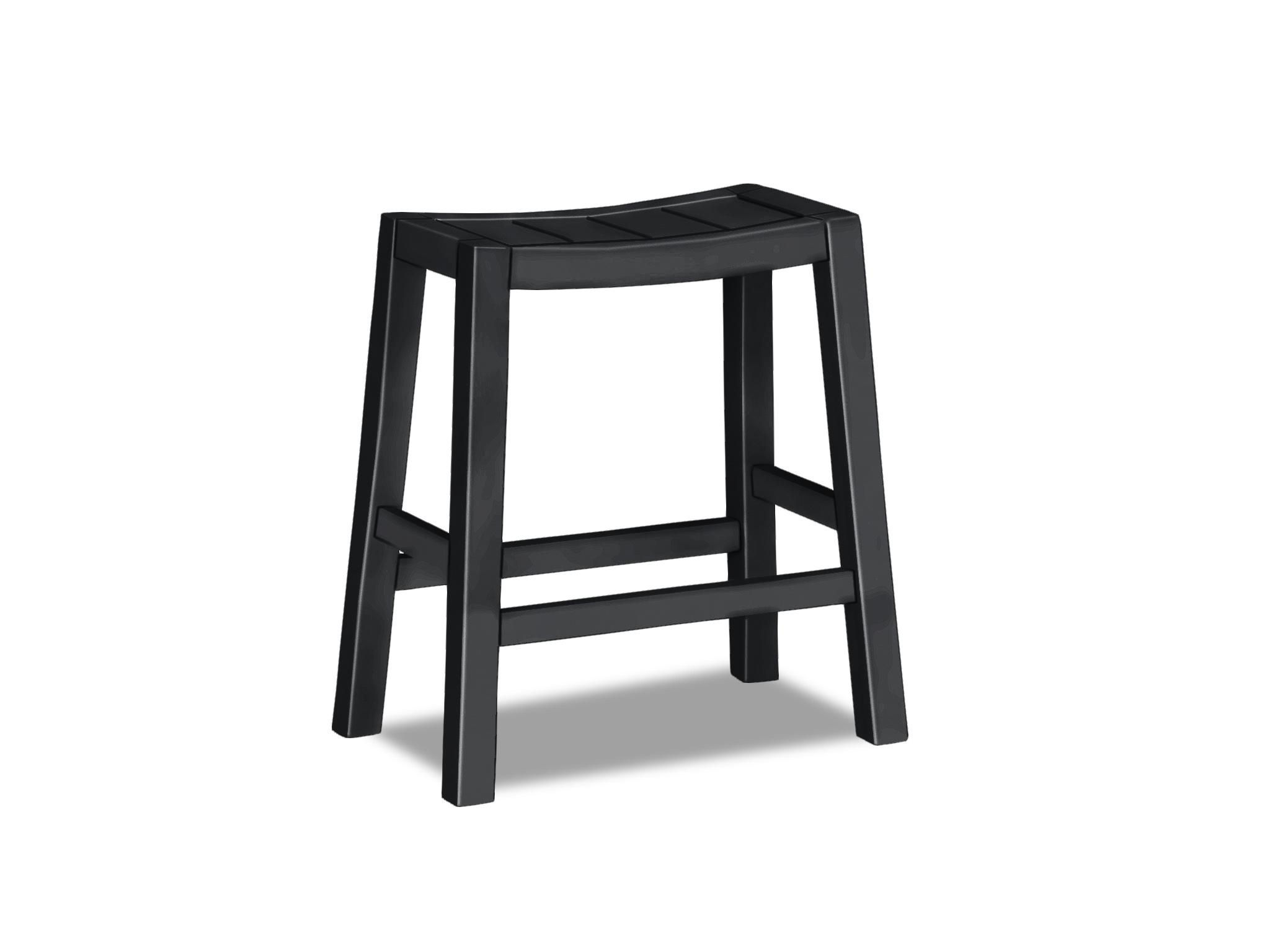 Paisley Natural Wood Counter Stools, Set of 2