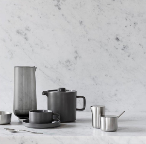 Nontoxic Stoneware Drink Pitcher | Modern Serving Set