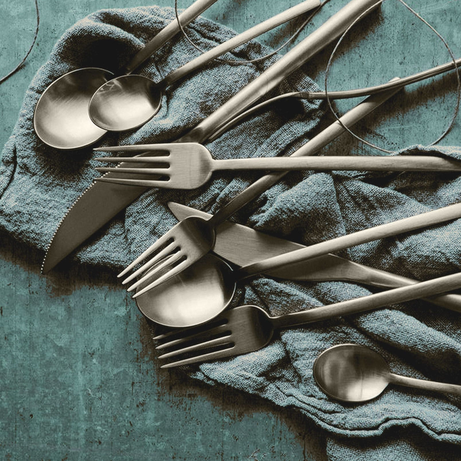 modern ergonomic flatware