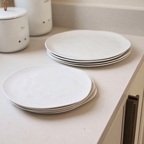 Zen Lead Free Porcelain Plates | Freeform Design Dishware