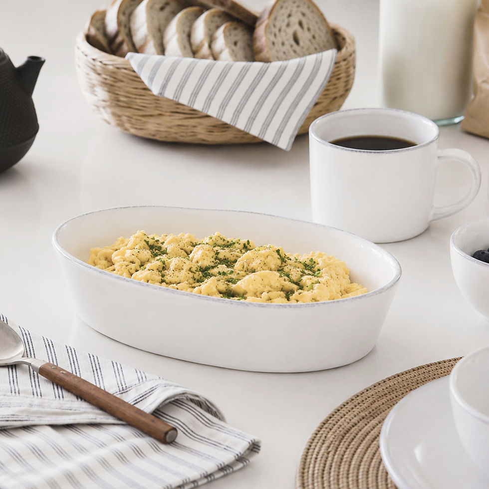 white ceramic baking dishes
